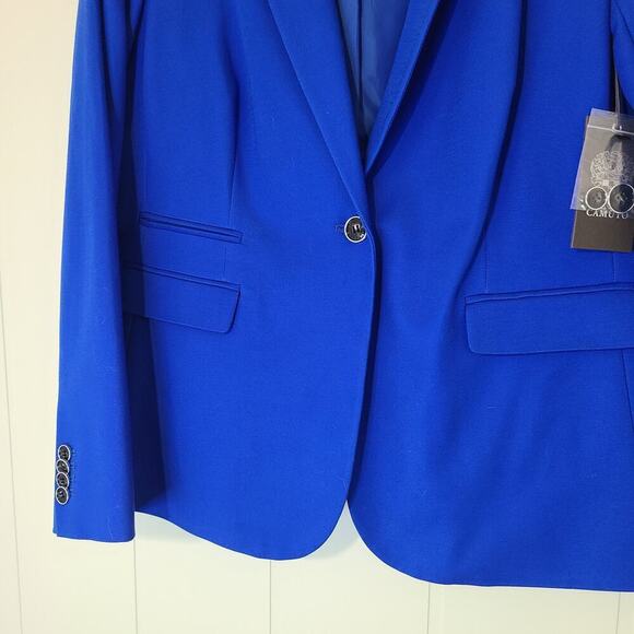 Vince Camuto NWT Cobalt Blue Blazer Size 14 - Picture 9 of 13